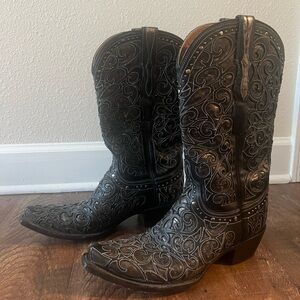 Lucchese Sierra Black Western Boot